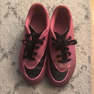 Nike Pink and Black Athletic Shoes